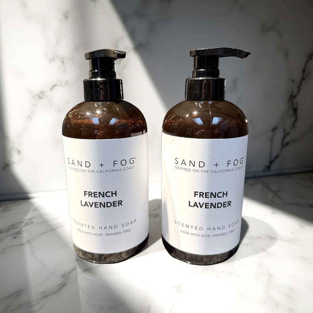 Sand & Fog NWT Qty of 2 French Lavender 20 oz Liquid Hand Soap